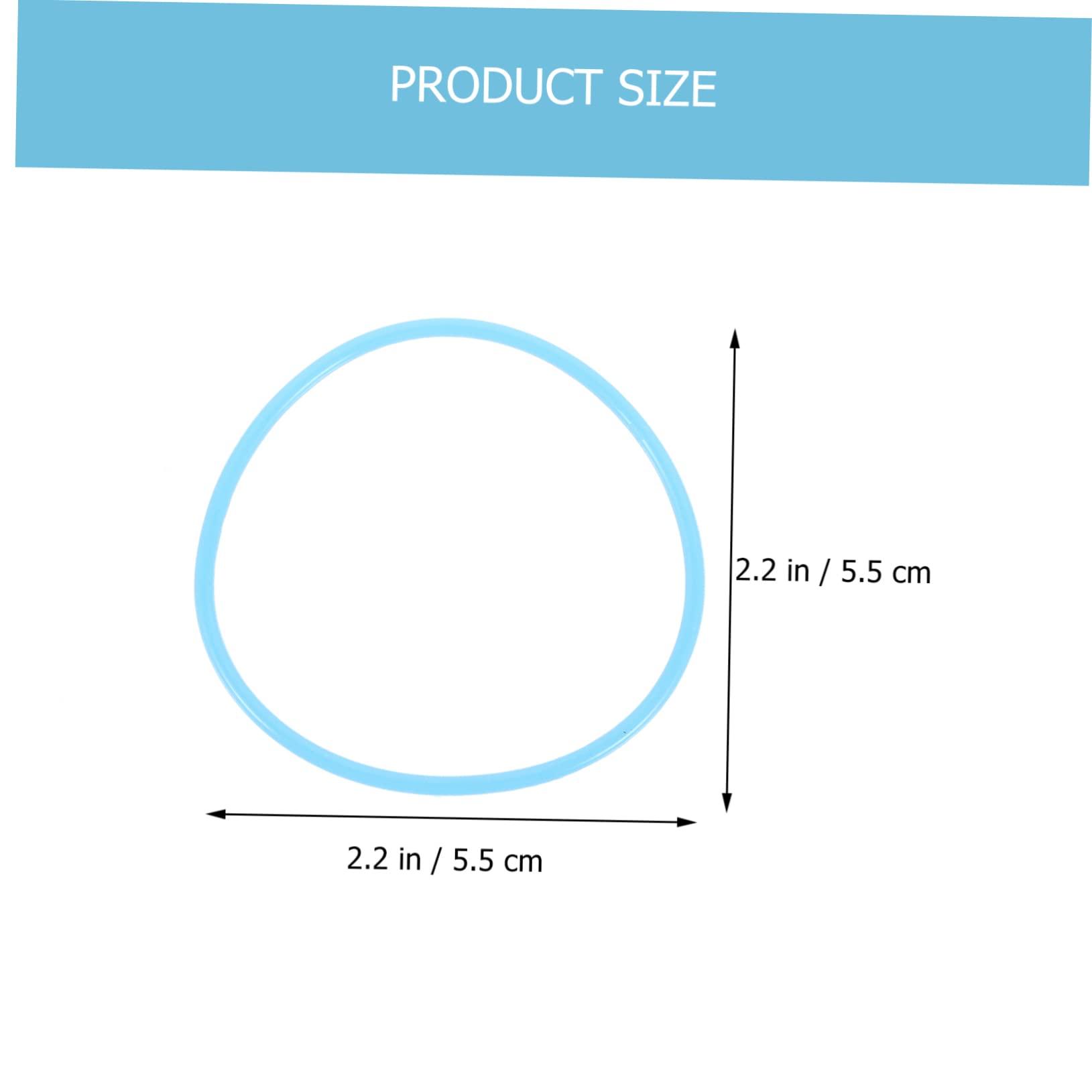 ABOOFAN ABOOFAN 150 Pcs Luminous Silicone Bracelet Women Bracelets Ponytail Hair Rubber Ties Bracelets for Women Wide Kids Rubber Bands for Hair Silicone Bands Elastic Band Girl Office