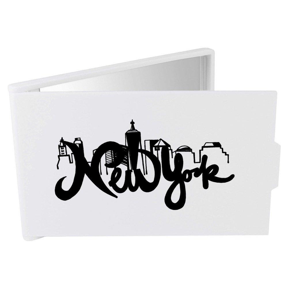 Azeeda Azeeda 'New York Text' Compact/Travel/Pocket Makeup Mirror (CM00012132)