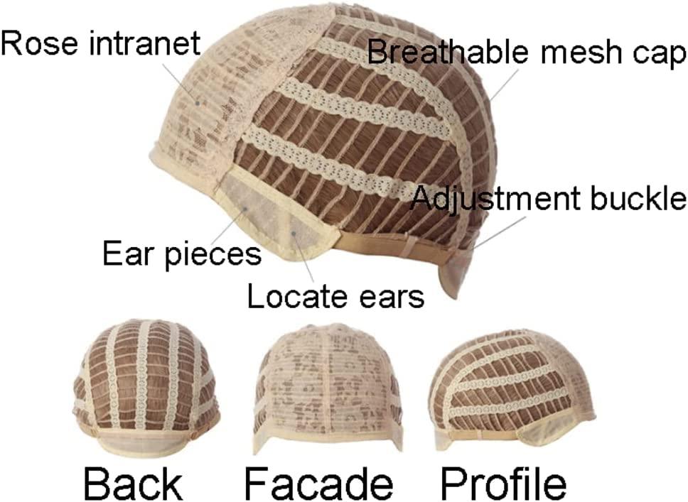 ZAEGO ZAEGO Cosplay Hair Wig Golden Front Lace Wig, Looks Natural, Slightly Curly Hair, Durable Material For Daily Use Closure Wigs Hair