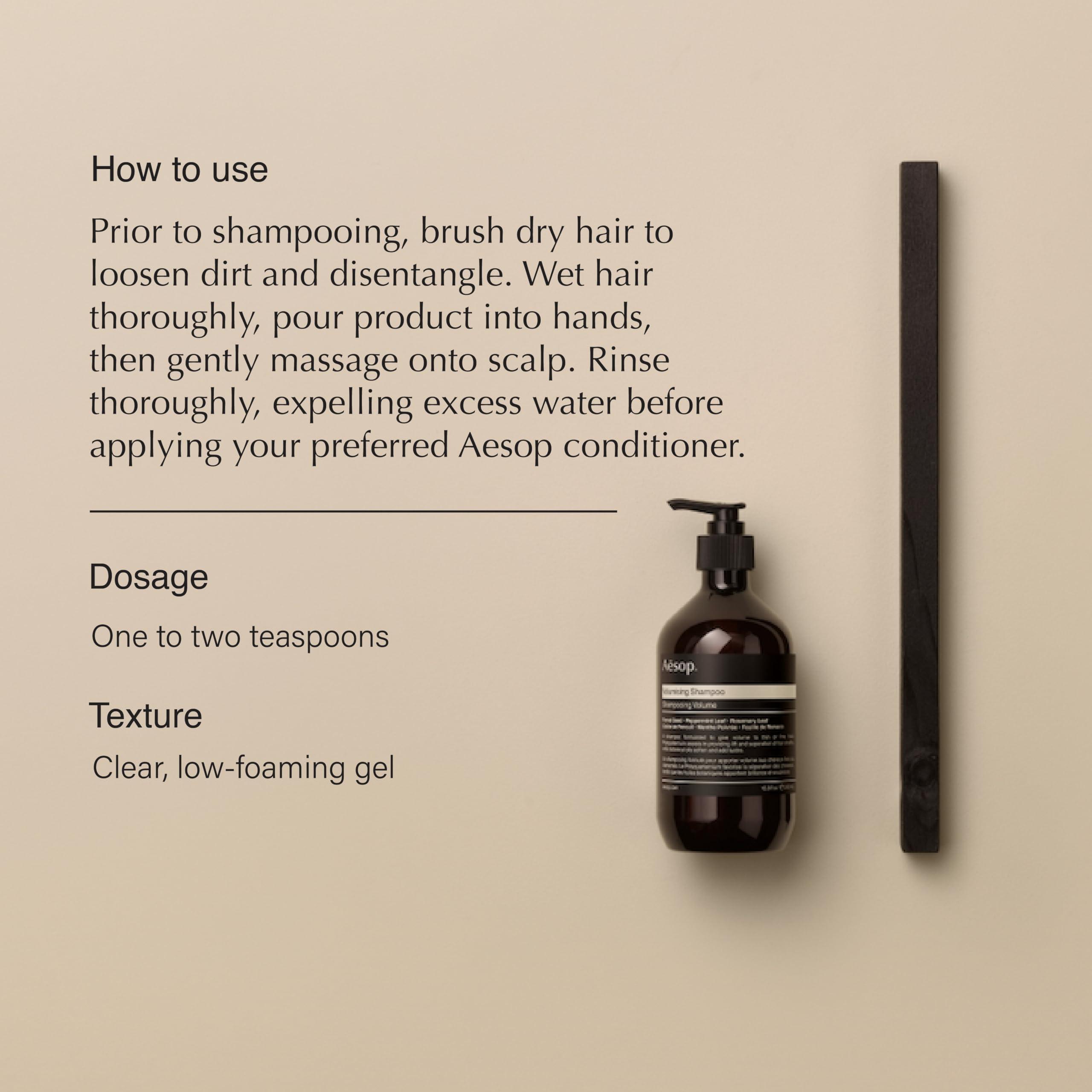 Aesop Aesop Volumizing Shampoo - Lifting Formulation for Volume and Body - Boosted with Polyquaternium 67-16.9 oz