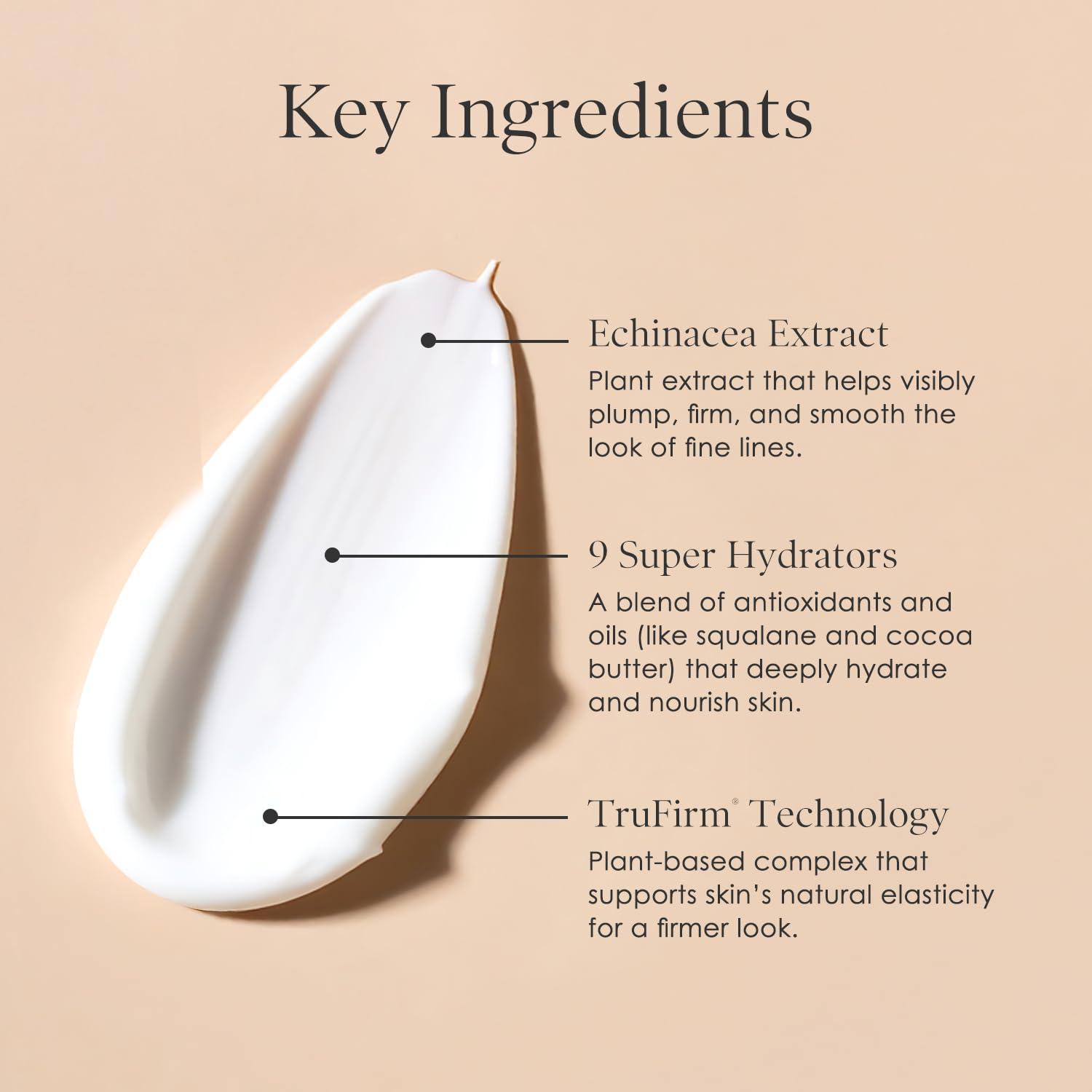 Crepe Erase Crepe Erase Plump & Firm Facial Treatment, Anti-Aging Skin Care, Hydrating Face Moisturizer, Night Cream for Face and Neck, Moisturizing and Firming, Supports Wrinkle & Crepe Skin, 1.7 fl oz