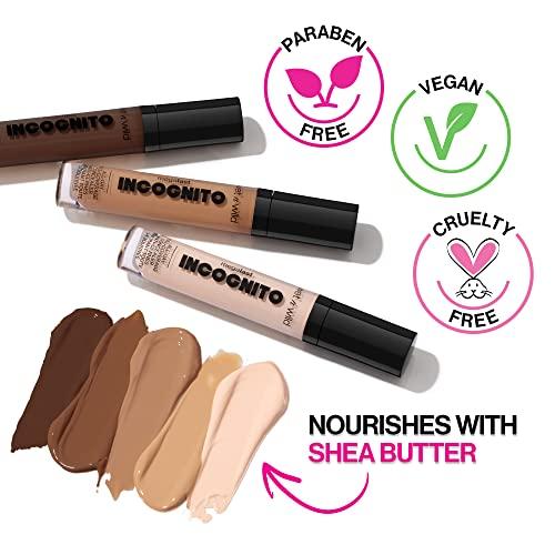 wet n wild wet n wild Mega Last Incognito All-Day Full Coverage Liquid Matte Concealer, Light Honey