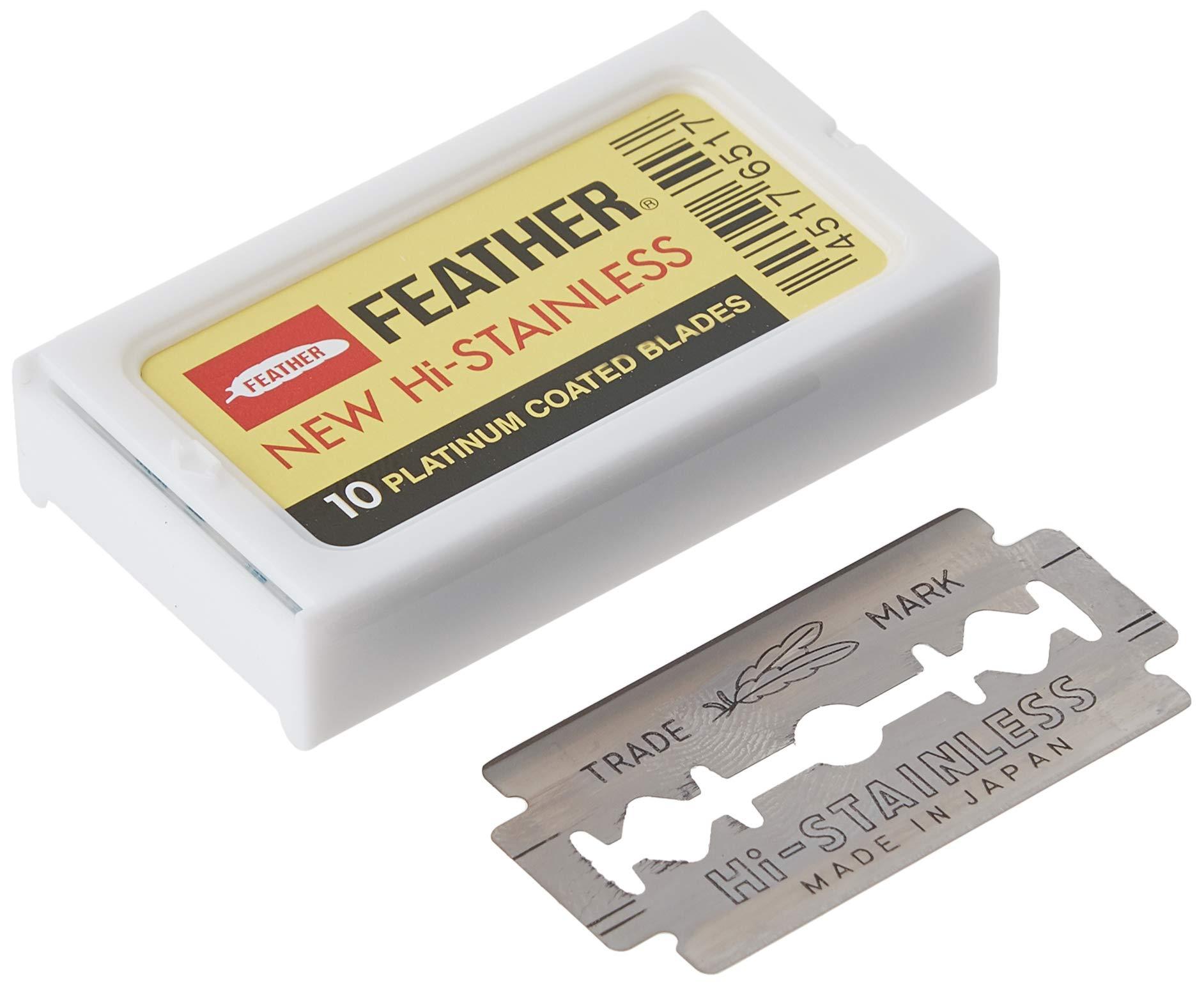 Feather Feather Double Edge Safety Razor Blades 30 Count