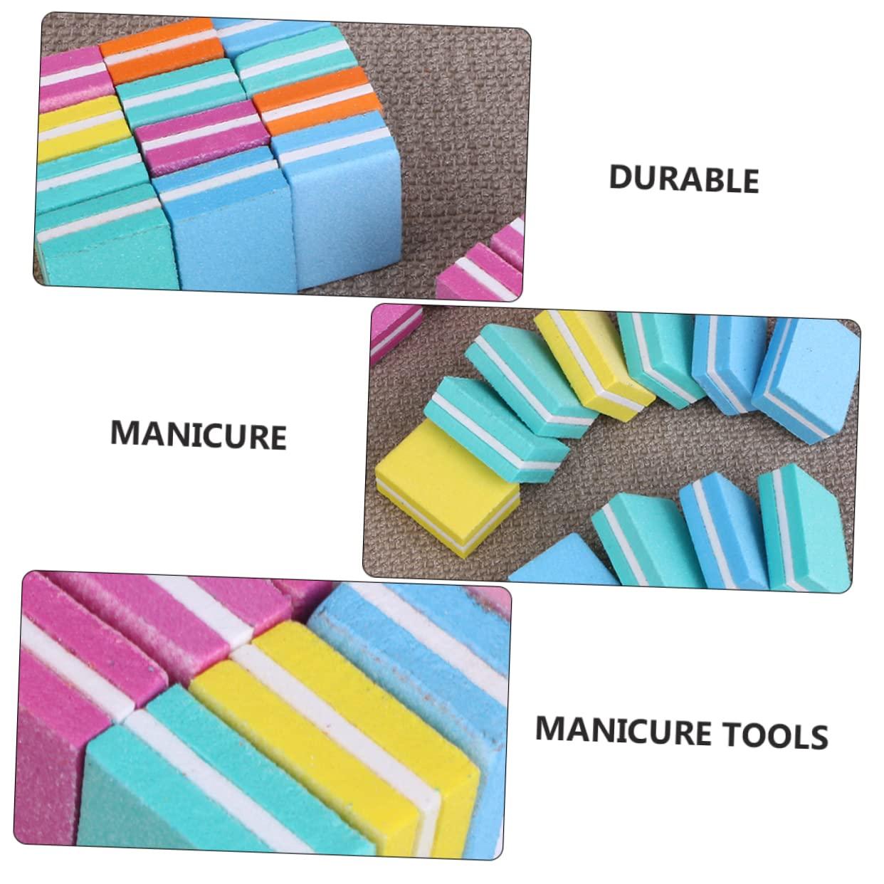 SOESFOUFU SOESFOUFU Nail File Set 10pcs Mini Nail Files and Buffers Sponge Nail Art Tool for Nail Sanding