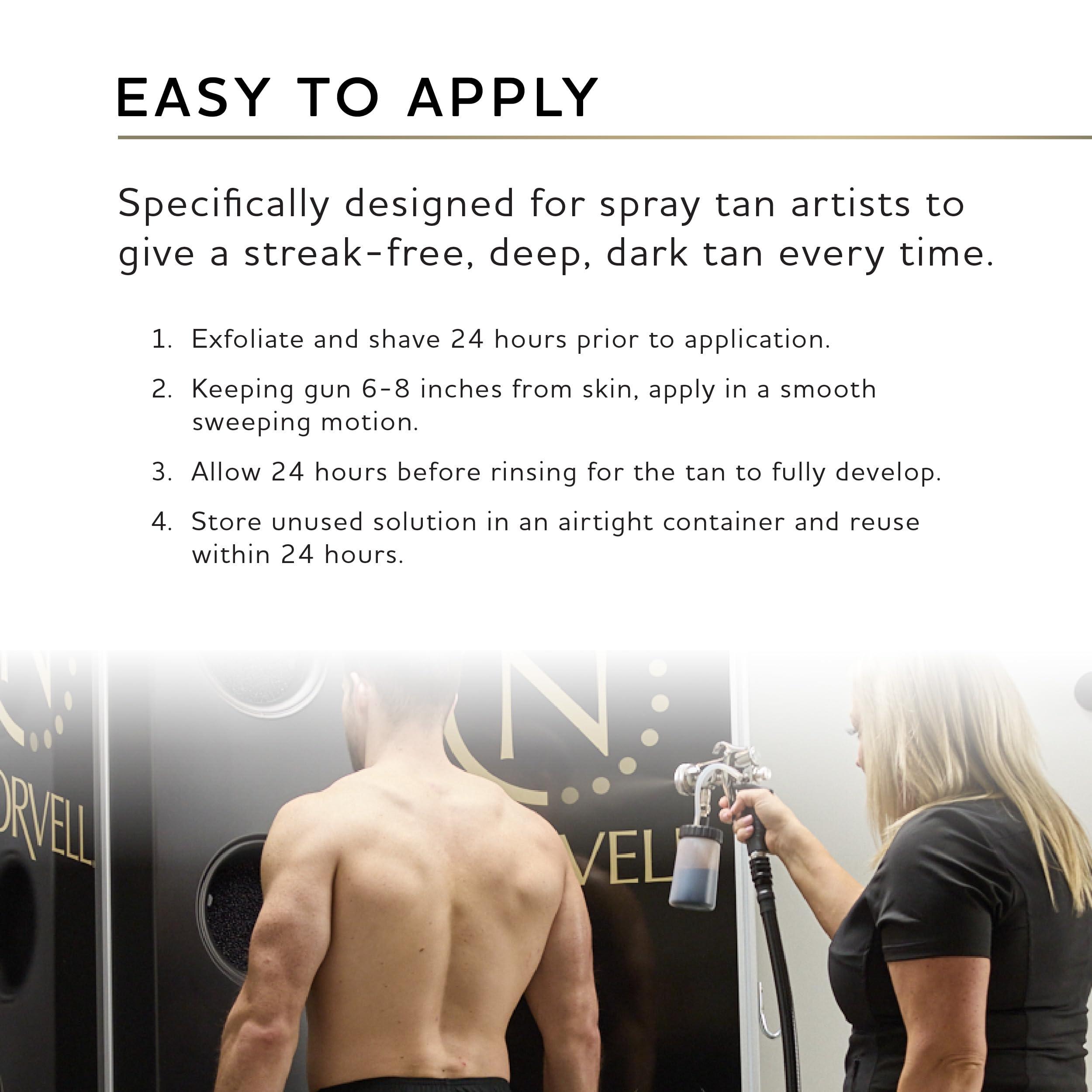 Norvell Norvell Premium Professional Sunless Tanning Spray Tan Solution - Competition Tan, 1 Liter Box