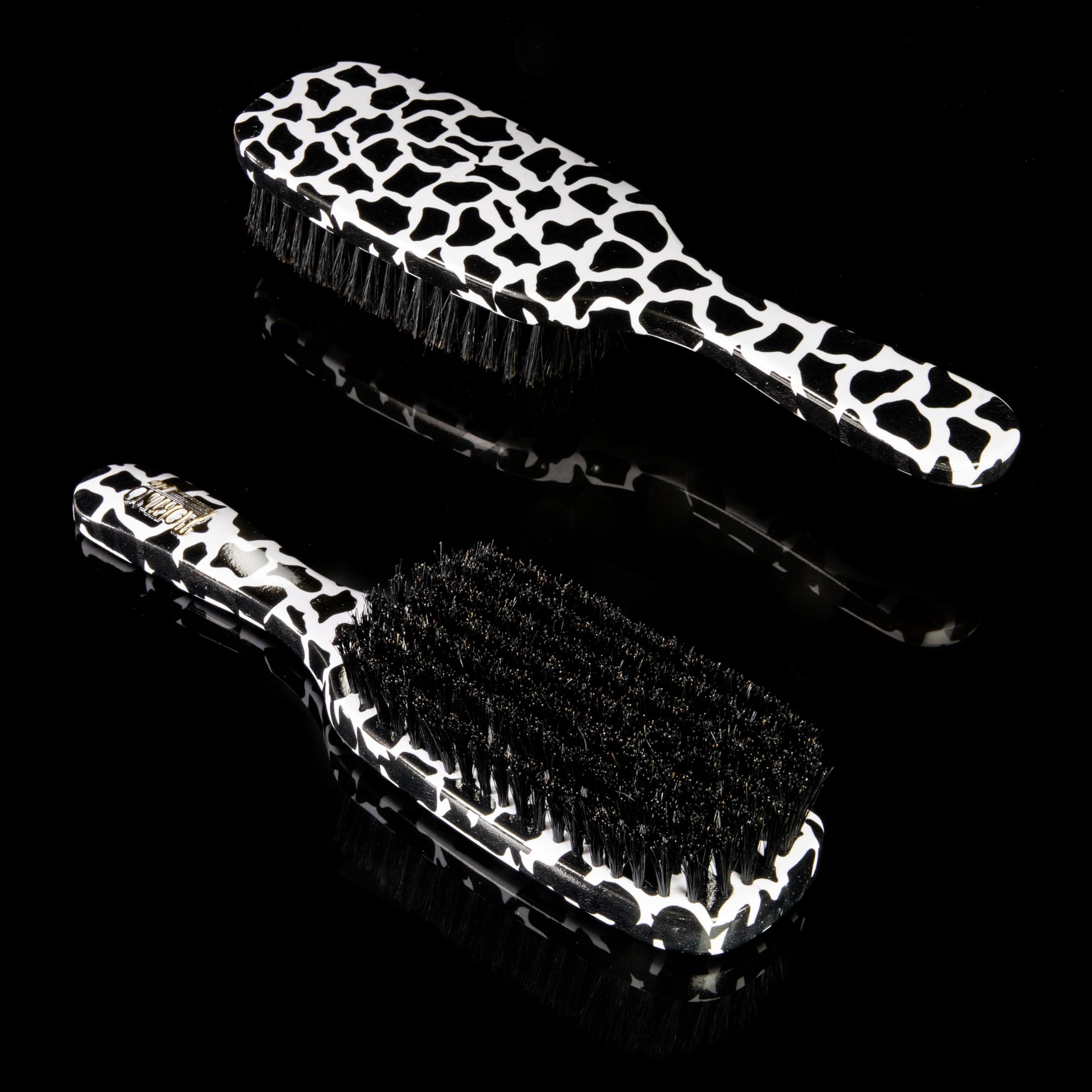 TORINO PRO WAVE BRUSHES BY BRUSH KING Torino Pro Wave Brush #261 7 Row Soft bristles Shower brush -100% Pure Boar Bristles - Great for laying down your 360 Waves