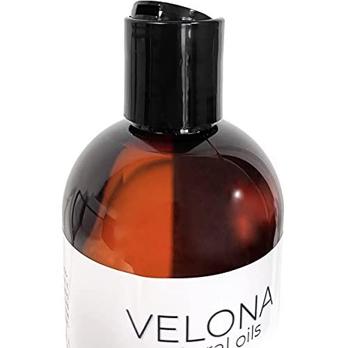 velona velona Jojoba Oil USDA Certified Organic - 16 oz (with Pump) | 100% Pure and Natural | Golden, Unrefined, Cold Pressed, Hexane Free