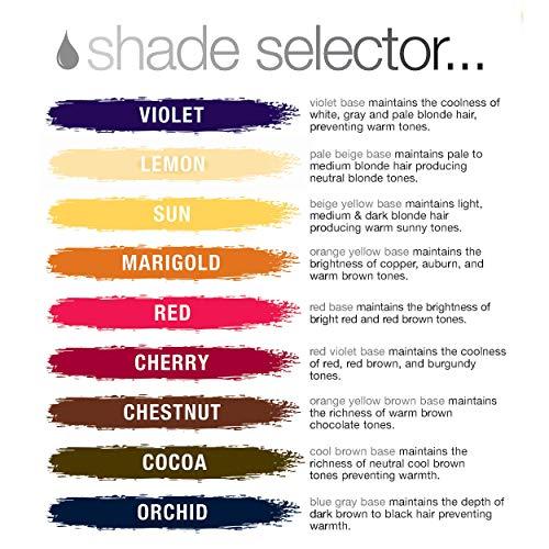 Pure Blends Pure Blends Chestnut Color Depositing Shampoo & Conditioner 33.8 Oz. Brightens and Tones Color Faded Hair Prevent Color Fade & Extend Color Service on Color Treated Hair Semi Permanent Hair Dye