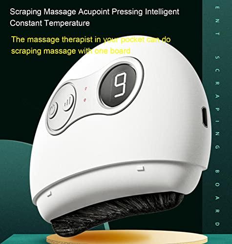 GOOBIX Electric Gua Sha Board, 9 Vibration Gears Skin Gua Sha Massager Anti Aging Wrinkle Removal Skin Firm Tightening for Face Neck Back,A