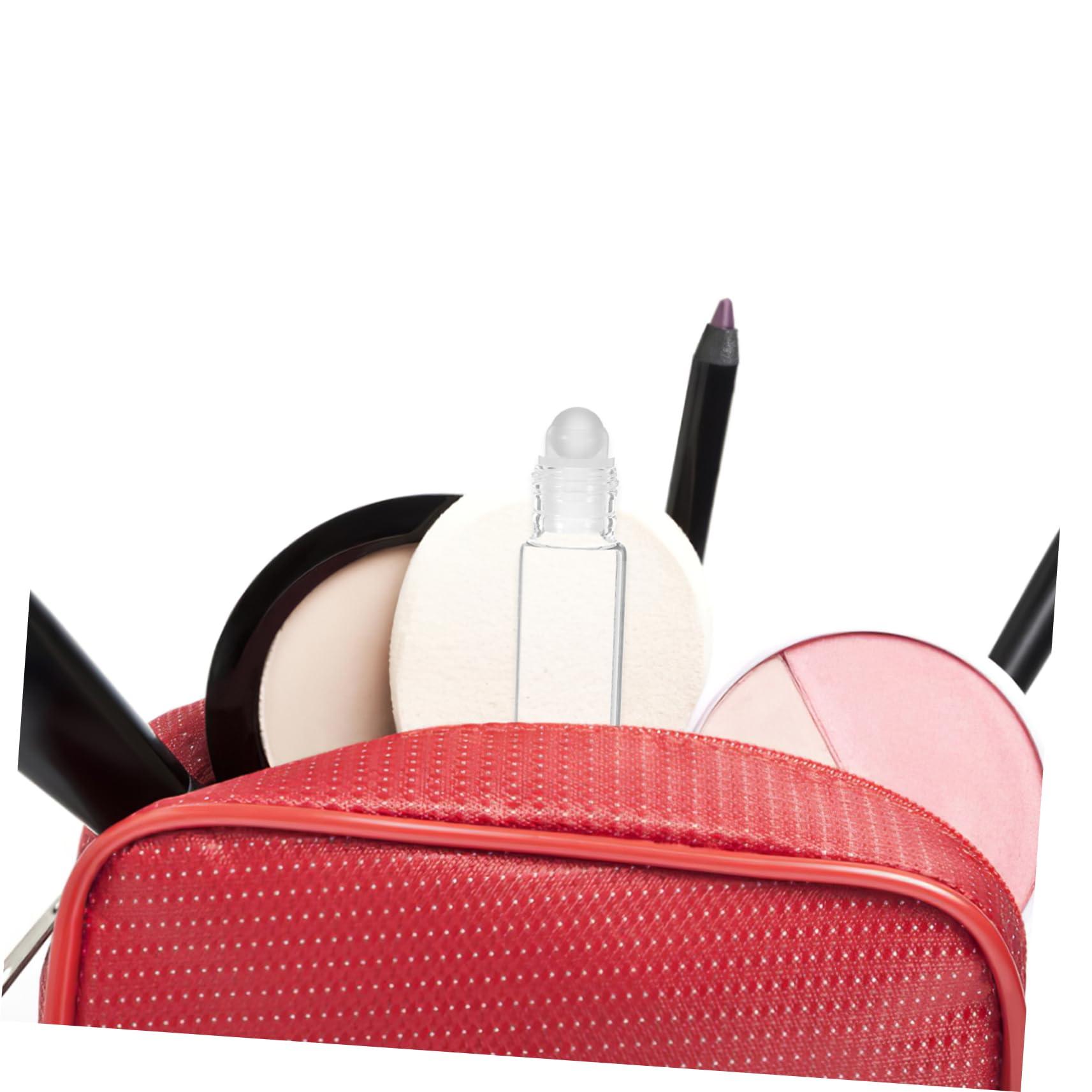 Mikinona Mikinona 10ml Glass Roller Bottles Essential Oil Perfume Travel Leak Proof Rollerball Bottle Set