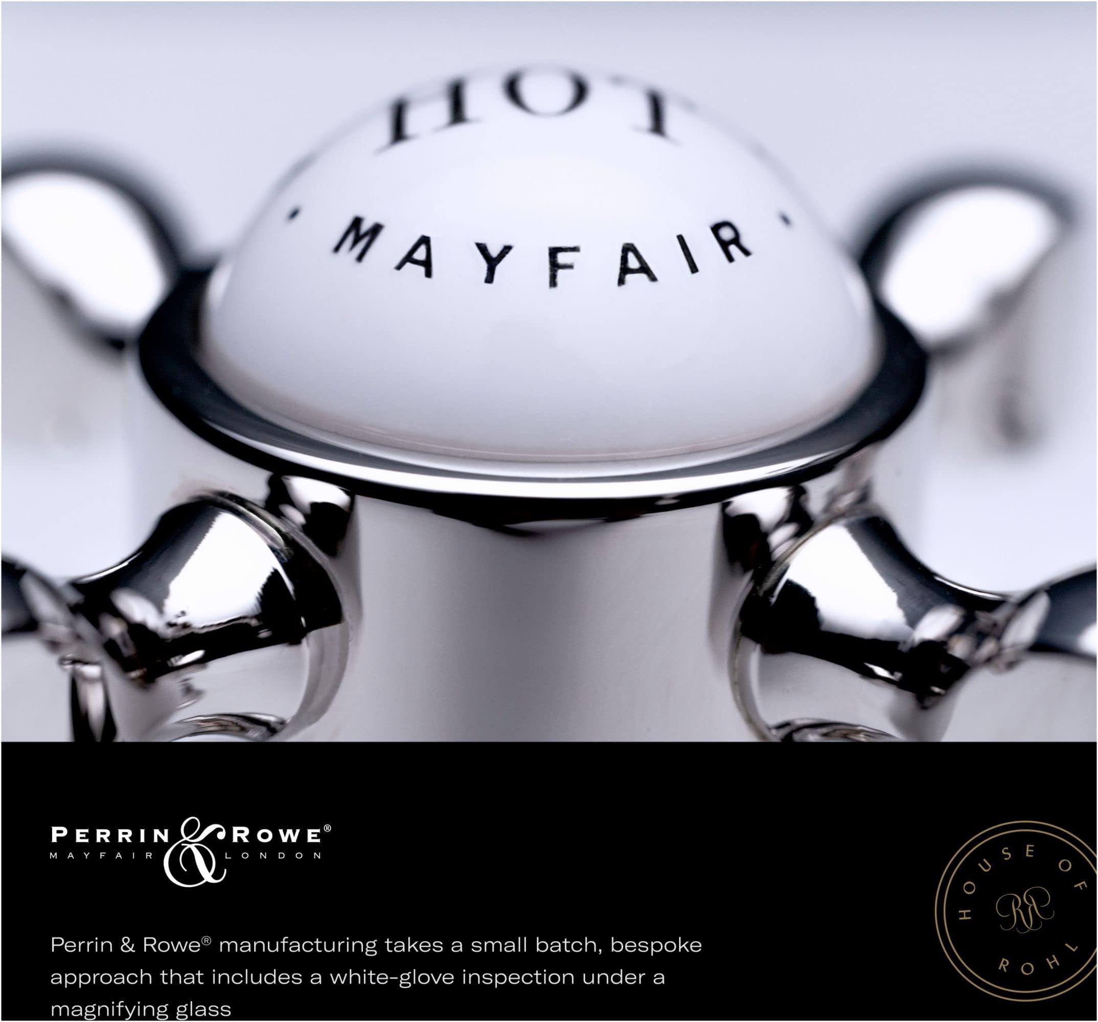 Rohl Perrin & Rowe U.6595SEG Rohl Bathroom-Hardware Bath Faucets and Accessories, Satin English Gold