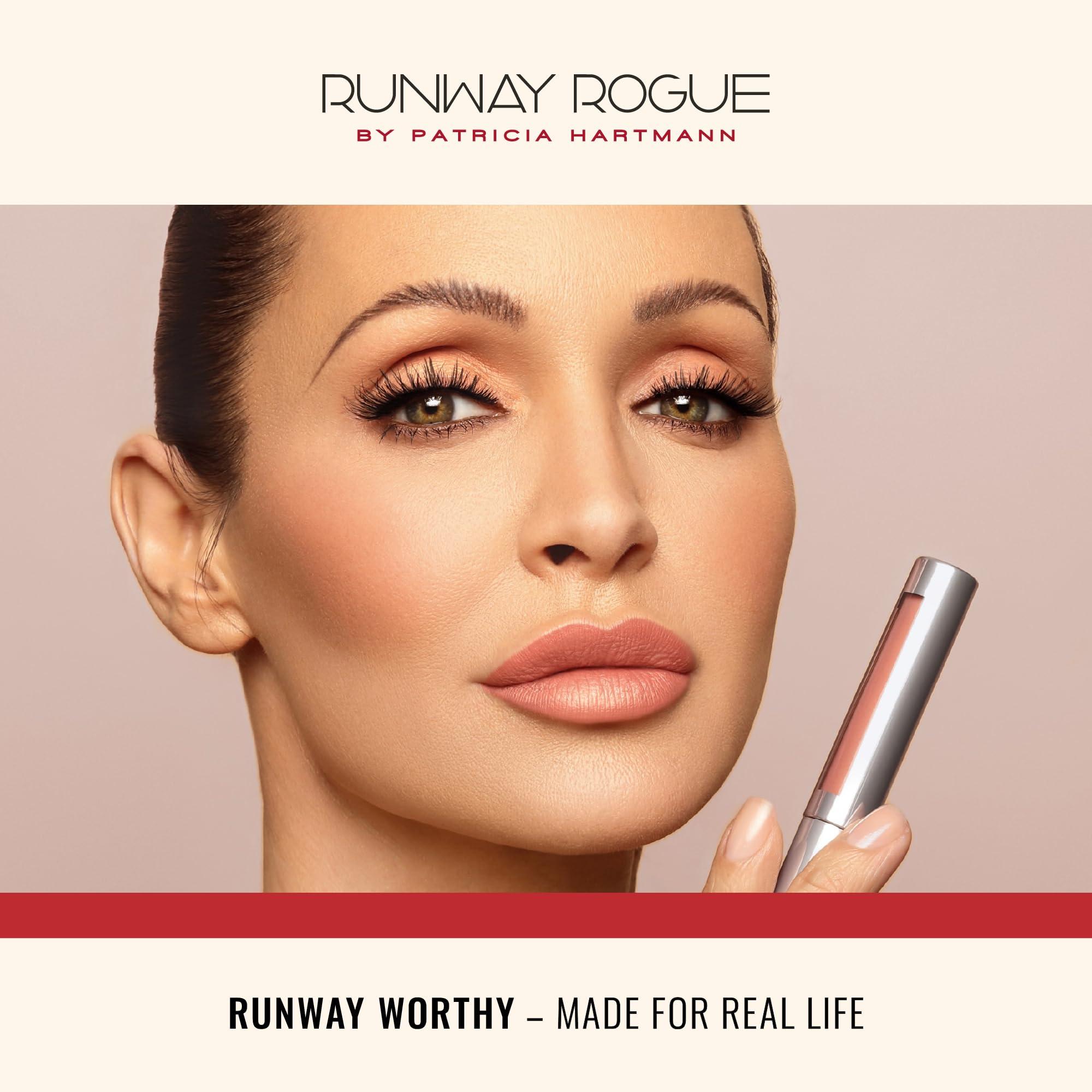 Runway Rogue Runway Rogue Silk Glam Liquid Lipstick, Long Wear Frosted Pale-Pink Lipstick, Trophy Wife