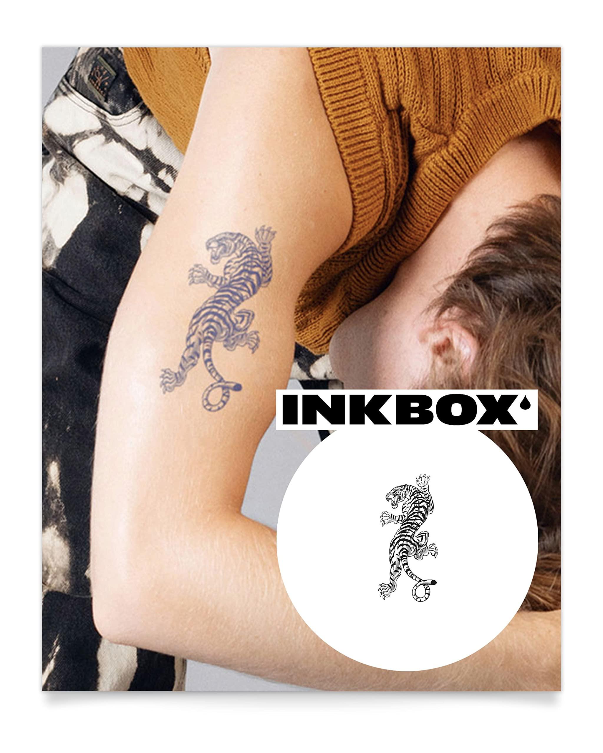 inkbox Inkbox Temporary Tattoos, Semi-Permanent Tattoo, One Premium Easy Long Lasting, Water-Resistant Temp Tattoo with For Now Ink - Lasts 1-2 Weeks, Crawl, 5 x 2 in