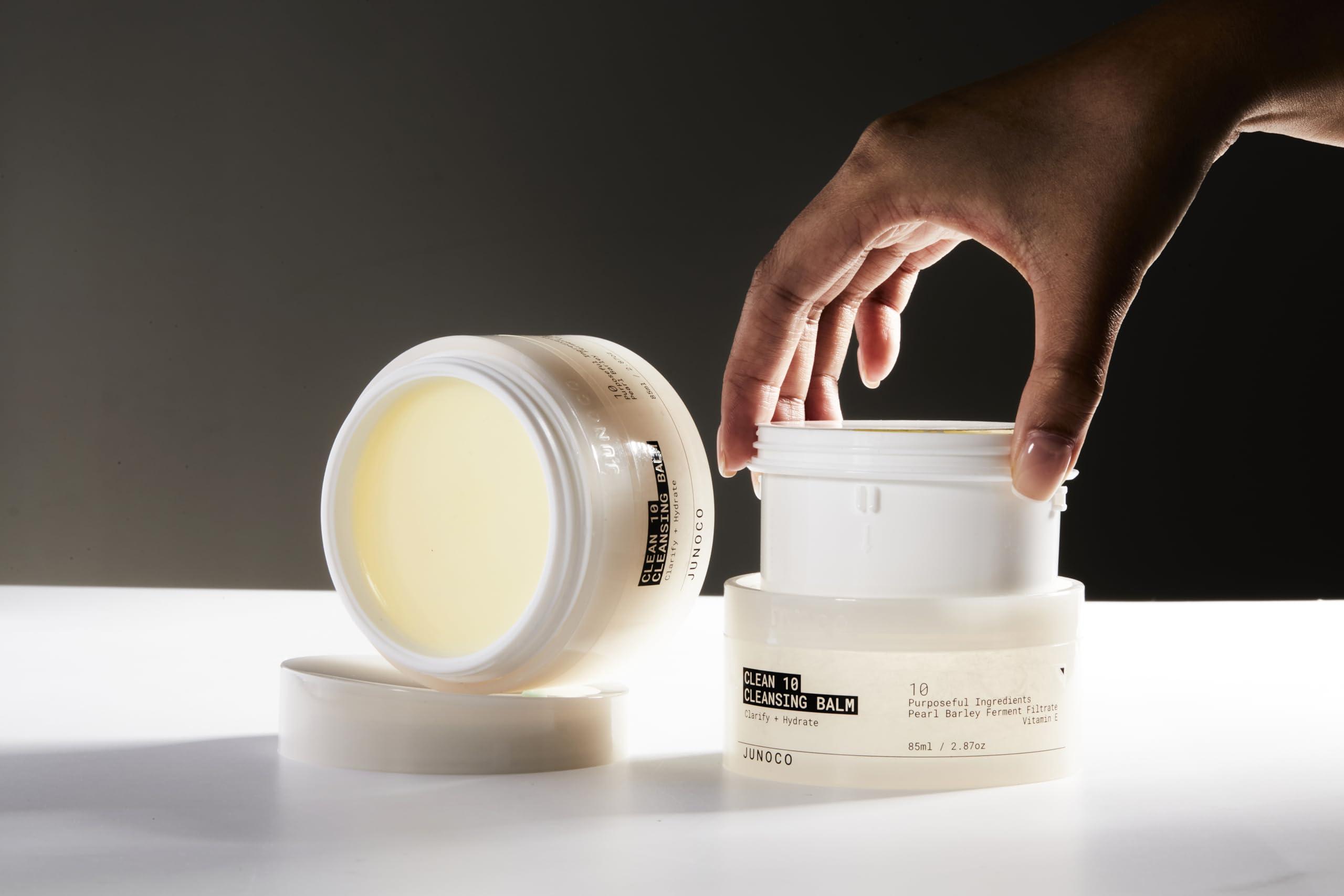 JUNO & Co. JUNO & Co. JADE Clean10 Cleansing Balm - Makeup Remover Balm - Effortlessly Removes Makeup & SPF - 2.87oz Makeup Remover Balm Set