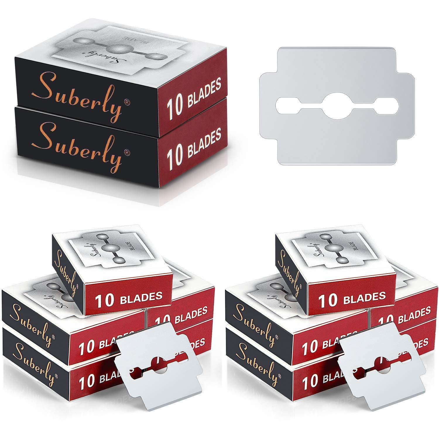 Mudder Mudder 120 Pieces Callus Shaver Replacement Blades Corn Plane Stainless Steel Blades Foot Care Tool for Removing Callus