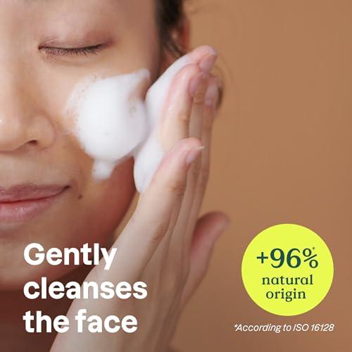 ATTITUDE ATTITUDE Micellar Foaming Facial Cleanser, EWG Verified, Dermatologically Tested, Plant and Mineral-Based, Vegan, Unscented, 5 Fl Oz