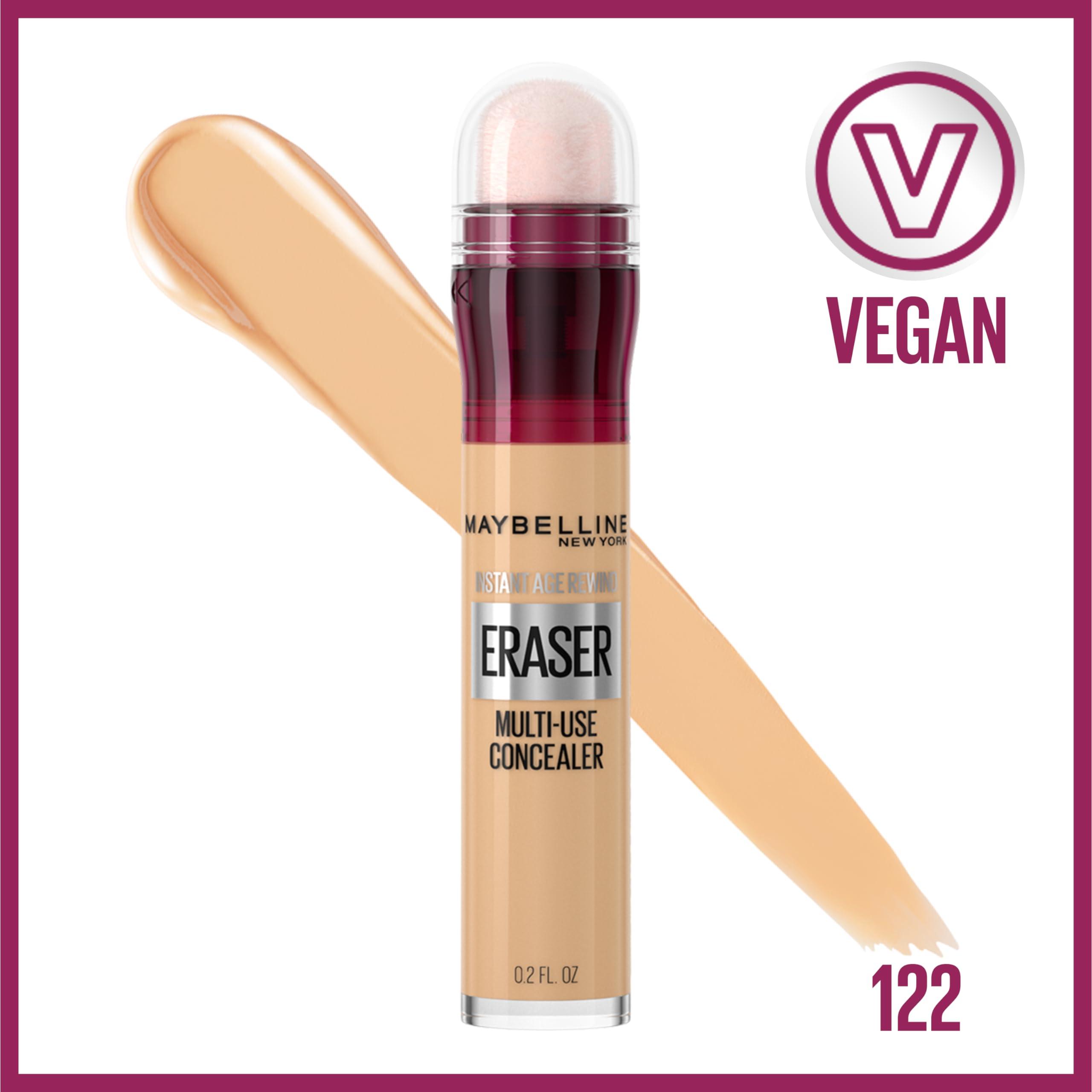 MAYBELLINE Maybelline Instant Age Rewind Eraser Dark Circles Treatment Multi-Use Concealer & Lash Sensational Sky High Washable Mascara Makeup, Volumizing, Lengthening, Defining, Curling
