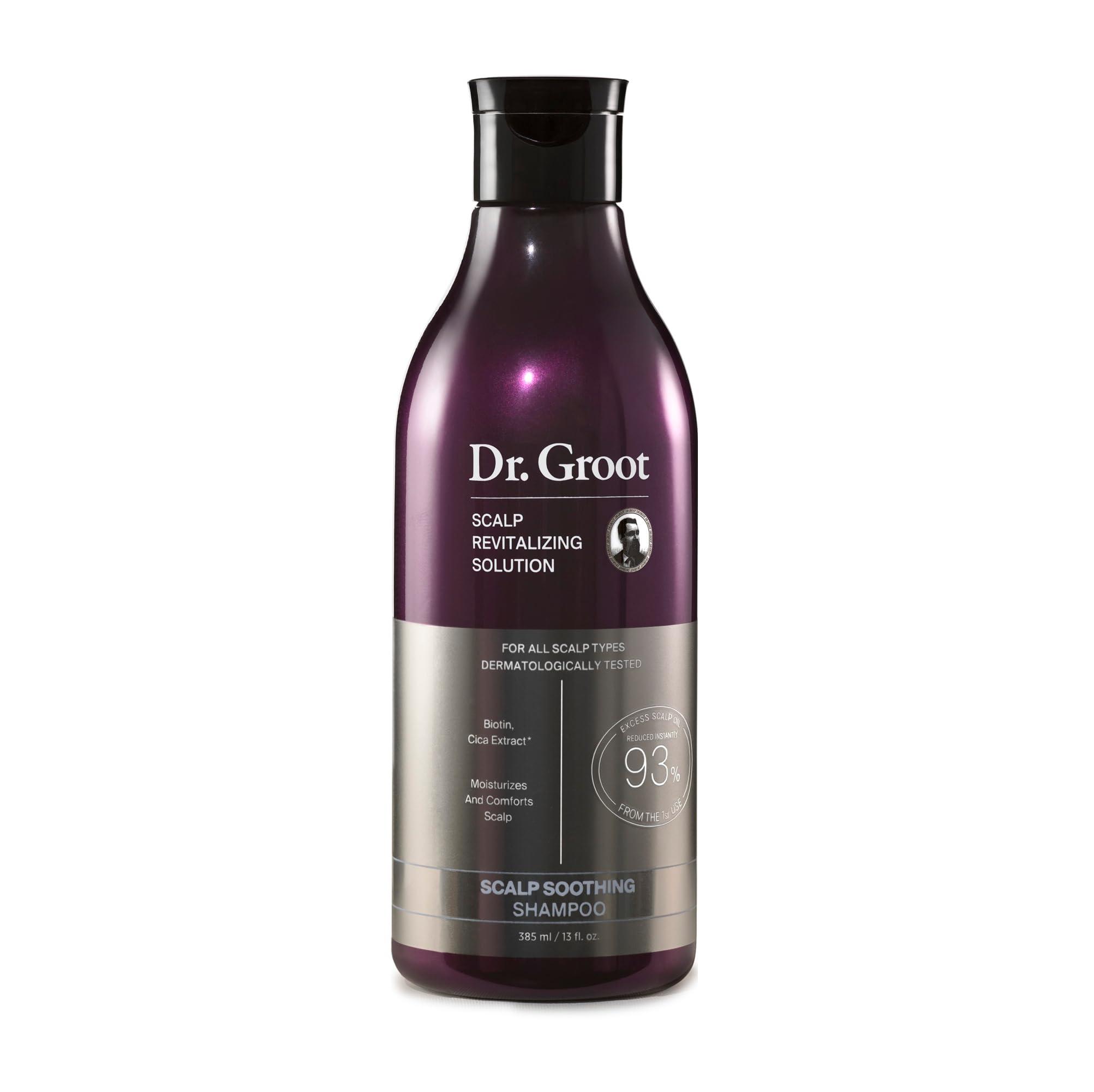 Dr. Groot Dr. Groot Scalp Revitalizing Shampoo with Biotin, Centella, and Prebiotics - Moisturizing Korean Kbeauty Solution for Dry Scalp