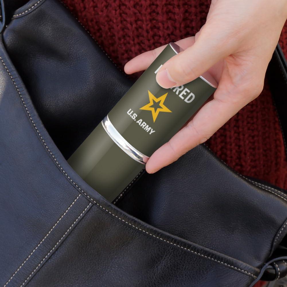 GRAPHICS & MORE U.S. Army Retired Logo Stainless Steel Manicure Pedicure Grooming Beauty Care Travel Kit