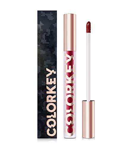 COLORKEY COLORKEY Matte Liquid Red Lipstick Lip Stain Long Lasting Waterproof Lip Gloss Soft Long Lasting Matte Lip Stain Lip Tint Lip Makeup for Girls and Women (P119)
