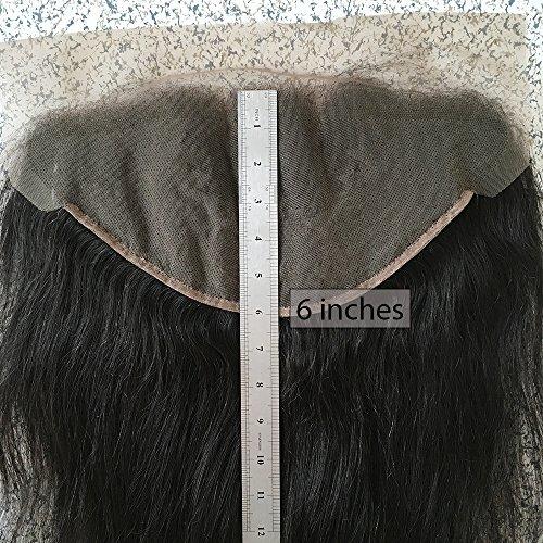 Lady Focus 13X6 Ear To Ear Lace Frontal Closure Brazilian Virgin Hair Body Wave Human Hair Full Lace Frontal Bleached Knots With Baby Hair 16 inches
