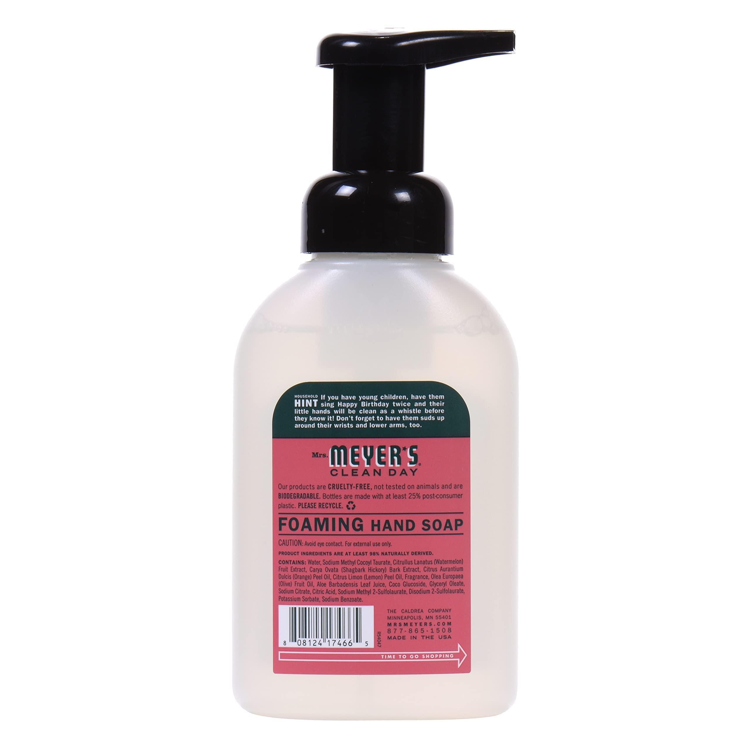 MRS. MEYER'S CLEAN DAY MRS. MEYER'S CLEAN DAY Foaming Hand Soap, Watermelon, 10 OZ (Pack - 4)
