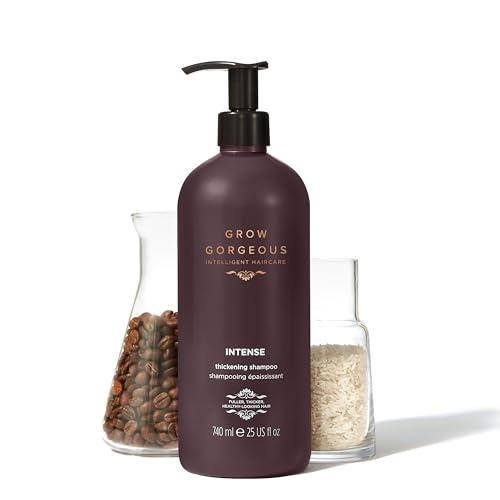 Grow Gorgeous Grow Gorgeous Intense Thickening Hair Shampoo - With Biotin and Niacinamide - Caffeine-enriched - For Thicker and Healthier Hair - Vegan, 25 fl oz