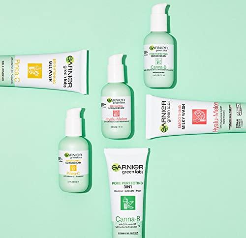 Garnier Garnier SkinActive Green Labs Brightening Gel Washable Cleanser with Vitamin C and for Dull and Uneven Skin 4.4 Packaging May Vary, Pinea-C, Pineapple, 13.2 Fl Oz