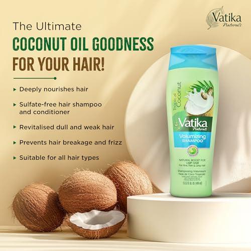Vatika Naturals Dabur Vatika Naturals Shampoo and Conditioner Set (Coconut)