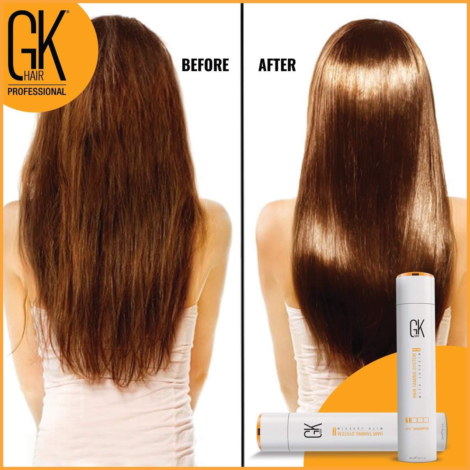 GK HAIR GK Hair Signature Collection: Pre-Treatment, Smoothing Keratin, Deep Conditioning, and Daily Moisture for Ultimate Hair Transformation