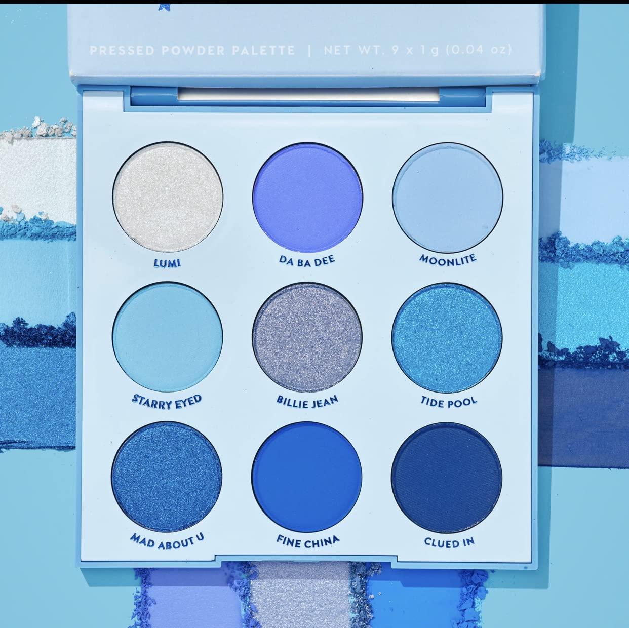Casa Bella Beauty Colourpop Blue Moon Eyeshadow Palette, Powder