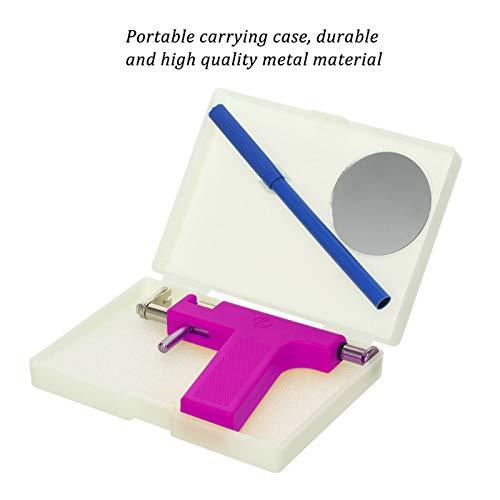 Anself Ear Piercing Gun Set Anself Ear Piercing Tool Kit Safety Lips Ear Nose Navel Body Piercing Gun Tools Set With 98pcs Earring Studs For Salon Home Pearcings Kits