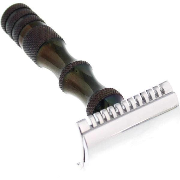 West Coast Shaving West Coast Shaving Black Titanium Collection Razor, 84BT (Open Comb)