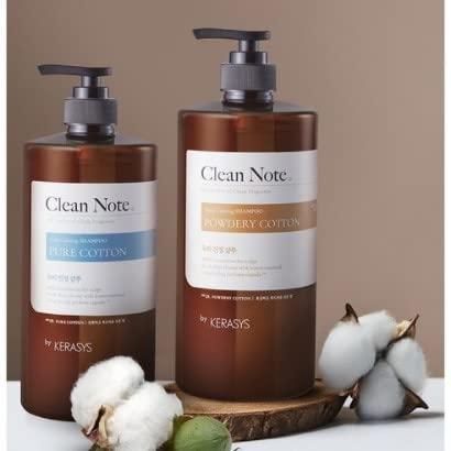 Sal Kerasys Clean Note Pure Shampoo Cotton Flavor 1L