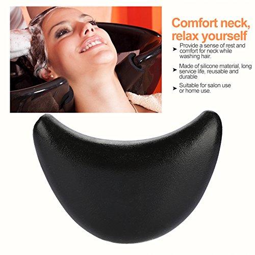 AYNEFY AYNEFY Shampoo Bowl, Portable Silicone Neck Pillow Easy to Use Salon Silicone Hairdressing Hair Washing Neck Pillow Shampoo Bowl Cushion