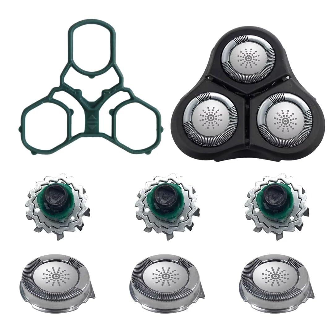 ATIODYUUK ATIODYUUK Upgraded RQ11 Series Replacement Shaver Heads for Philips Norelco RQ1180 RQ1160 RQ1150 1150x ATIODYUUK