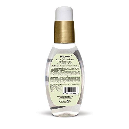 OGX OGX Nourishing + Coconut Milk Anti-Breakage Serum, 4 Fl Oz (Pack of 2)