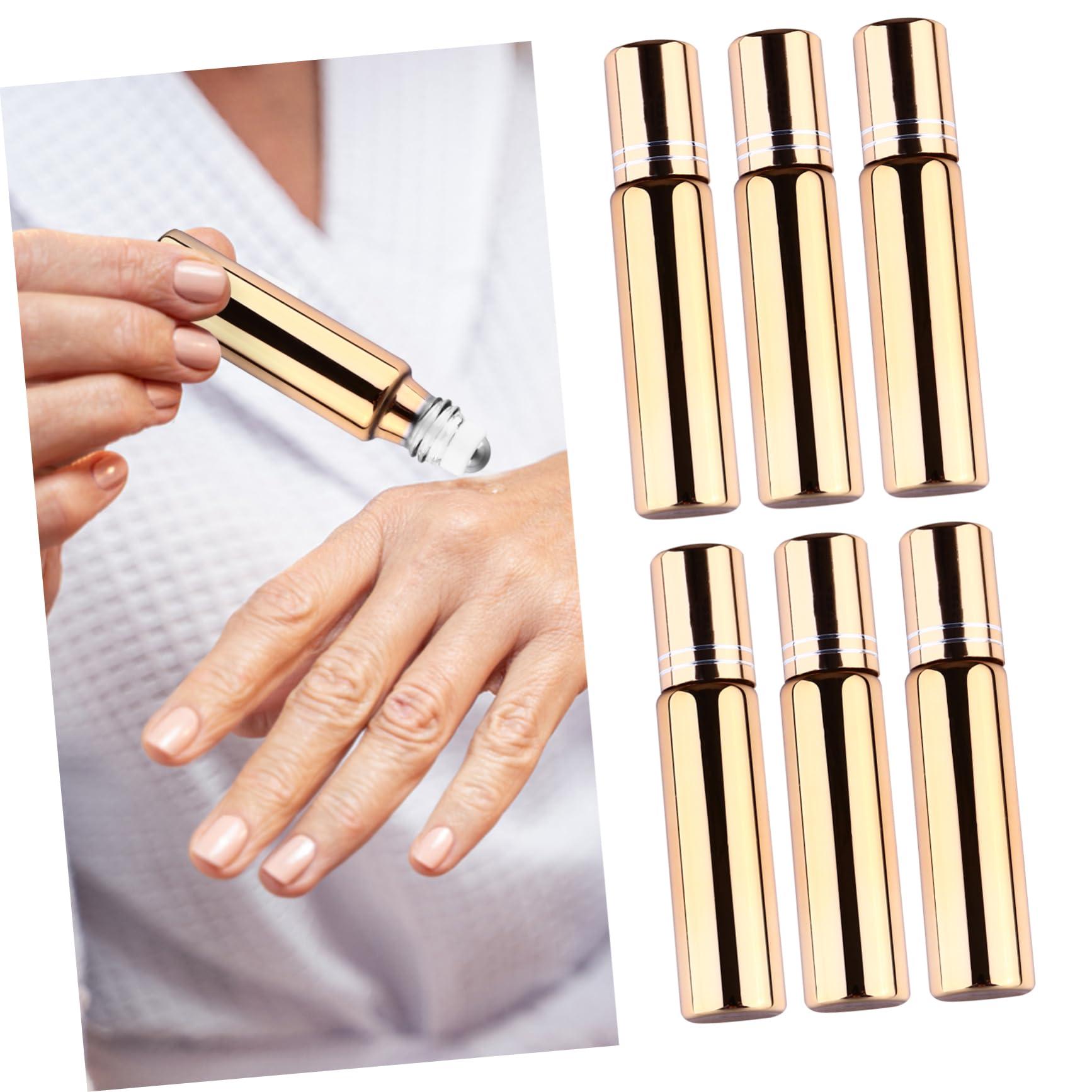 CAJDEOPYE 18 Pcs Roll Essential Oil Perfume Bottle Essential Oil Bottle Refillable Bottles Subpackaging Bottle Empty Bottles Perfume Sample Bottle Glass Bottle Roller Bottle Perfume Bottles/939