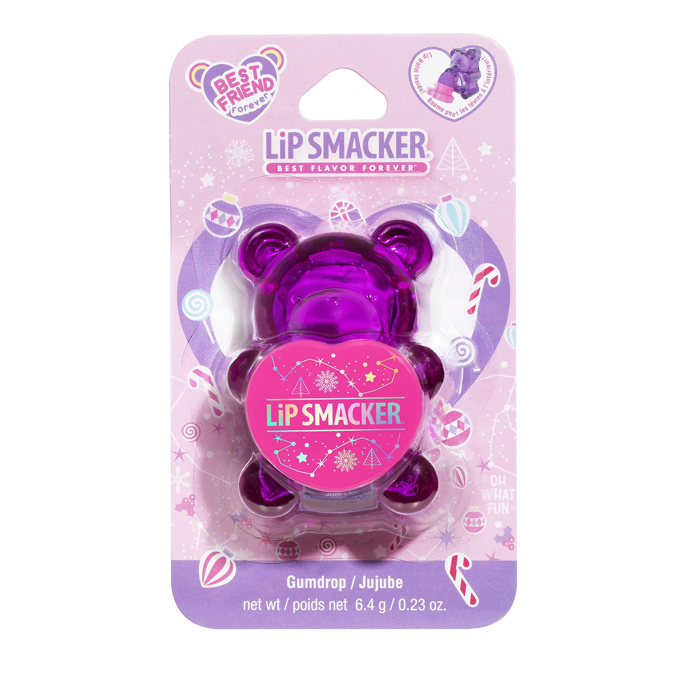 Lip Smacker Lip Smacker Holiday Sugar Bear Flavored Lip Balm Gum Drop Purple Stocking Stuffer