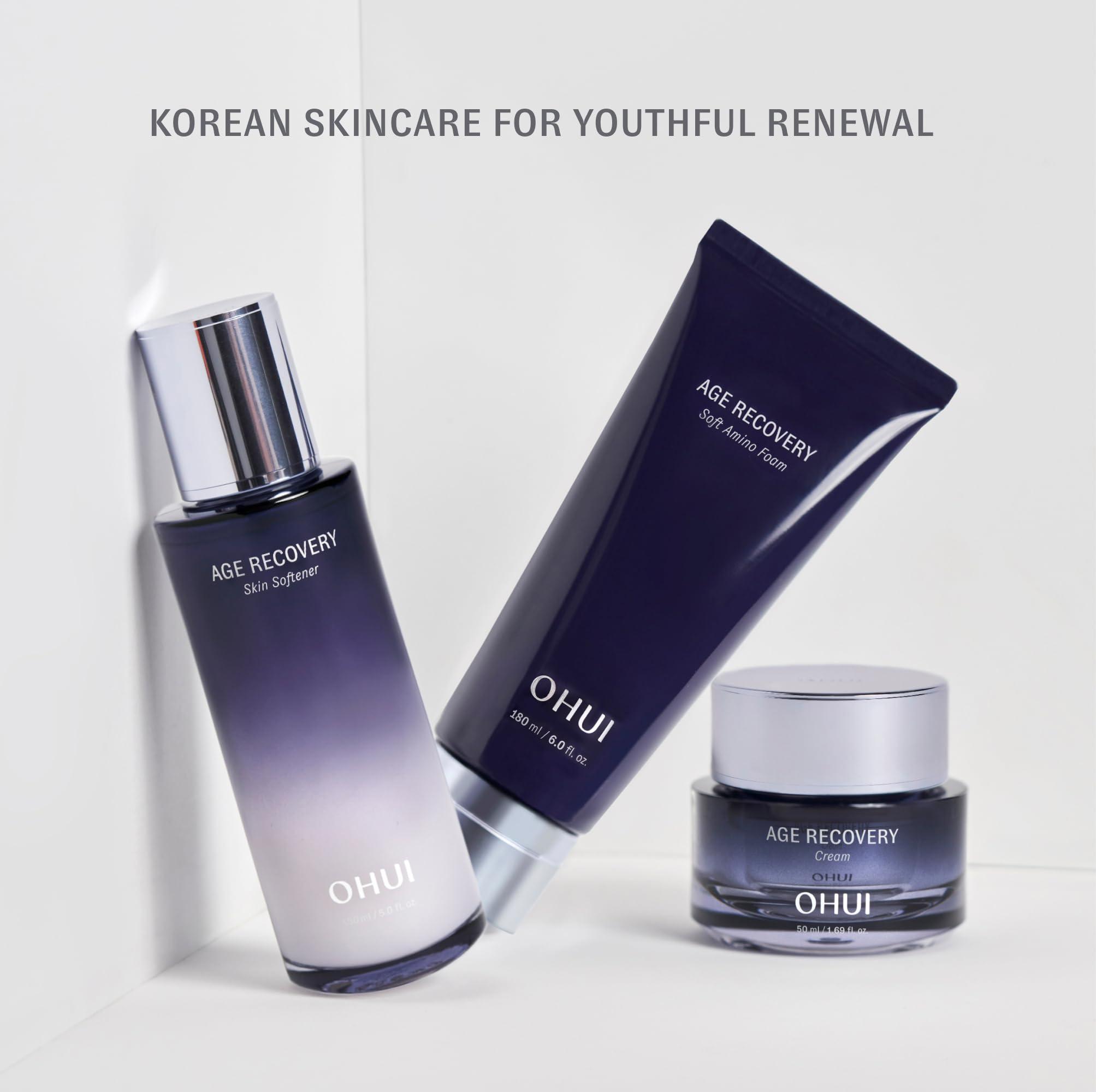 O Hui O HUI Age Recovery Skin Softener | Hydrates and Nourishes Skin | Prep Skin | Korean Skin Care | Milky Lotion Texture | Daily Toner Usage | Anti-Wrinkle Care | Non-Sticky | Peptide | Collagen Support