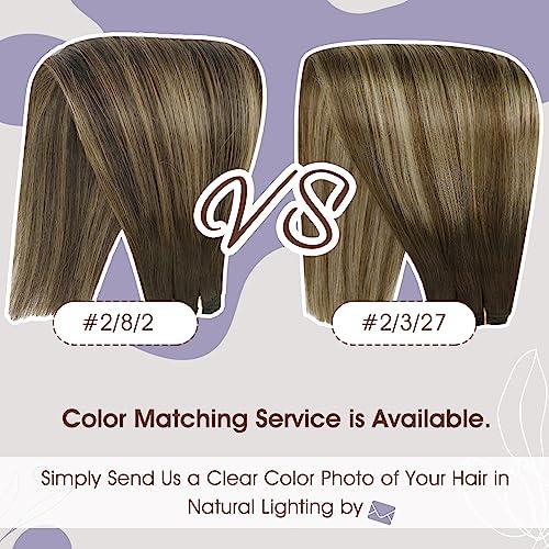 Full Shine Full Shine 24 Inch Hair Extensions Real Human Hair Weft Hair Extensions Balayage Sew in Hair Extensions Real Human Hair Weft Extensions