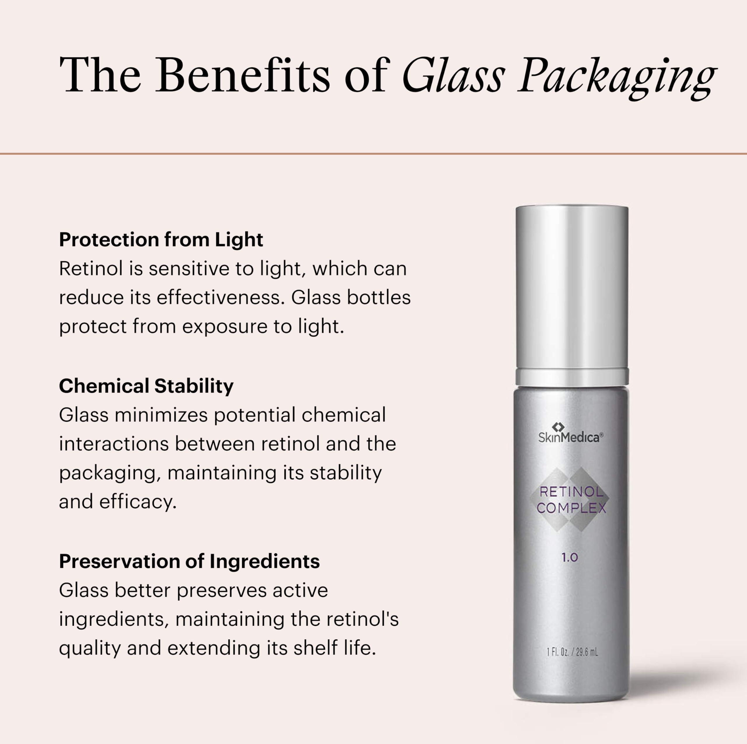 SkinMedica SkinMedica Retinol 1.0 Complex - Retinol Serum for Face, Age-Defying Advanced Retinol Cream That Renews Skin and Diminishes the Appearance of Fine Lines and Wrinkles, 1 Fl Oz