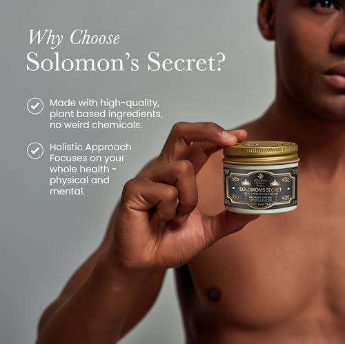 Genesis Holistic Health Genesis Solomon\'s Secret Men\'s Wild Yam Cream - Dream Big, Live Big, Give Big. Natural & Organic designed to boost your game. 4oz; Made in the USA