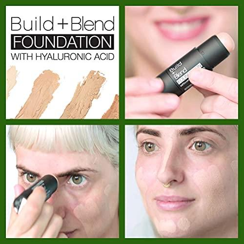 Palladio Palladio BUILD + BLEND Foundation Stick, Contour Stick for Face, Professional Makeup for Perfect Look, 0.25 Ounce (Amber Glow)