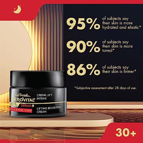Gerovital Gerovital DERMA+ Premium Care, Intense Lift Effect Face Cream, Advanced Lifting Formula, Moisturizes, Improves Firmness & Elasticity for Mature Skin, 50 Milliliters
