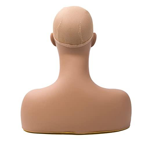 JINGFA JINGFA Mannequin Head With Shoulder Display Manikin Head Bust for Wigs,Makeup,Beauty Accessories