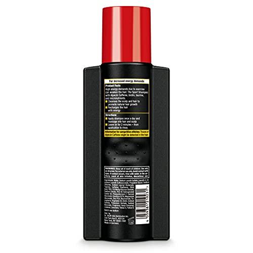 Alpecin Alpecin CTX Sport Men's Caffeine Shampoo 8.45 fl oz (Pack of 3), with Biotin, Niacin, Castor Oil, Taurine, Healthy Micronutrients, Natural Hair Growth, Hair Thickening, Thinning Hair, Active Lifestyle