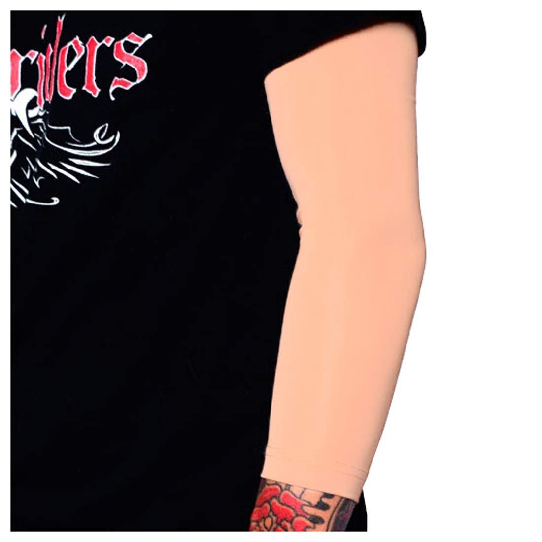 Tat2X Tat2X Ink Armor Premium 3/4 Arm Tattoo Cover Up Sleeve - No Slip Gripper - U.S. Made - Light - ML (single arm/elbow sleeve)