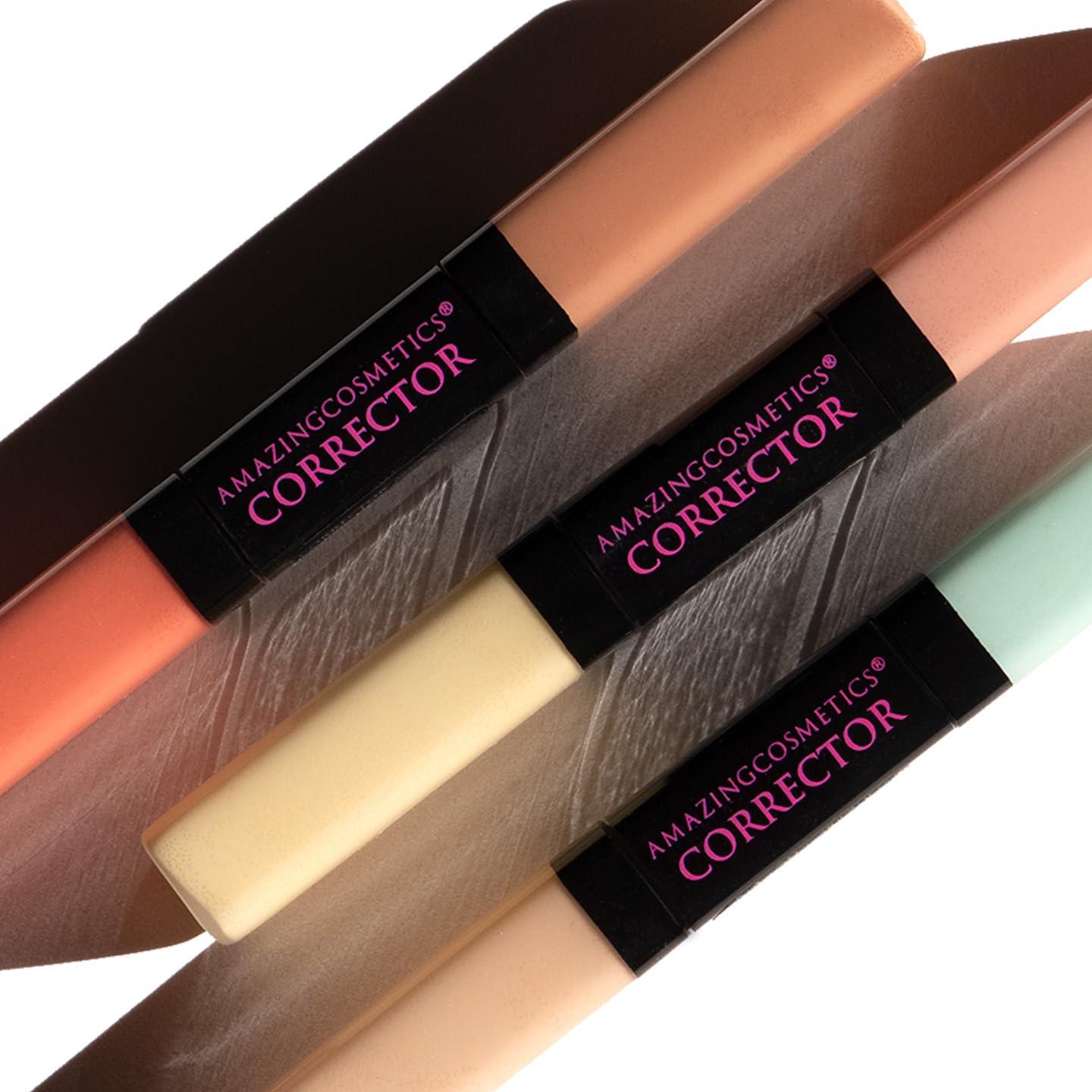AmazingCosmetics AmazingCosmetics Corrector, Two Color Correcting. Light/Medium, 0.22 Fl Oz
