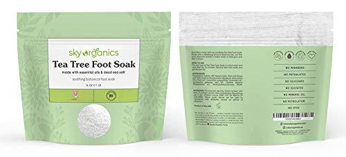 Sky Organics Sky Organics Tea Tree Foot Soak for Feet to Soothe, Refresh & Soften, 16 fl. Oz